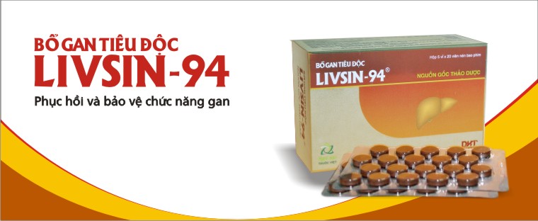 thuốc bổ gan tiêu độc livsin94