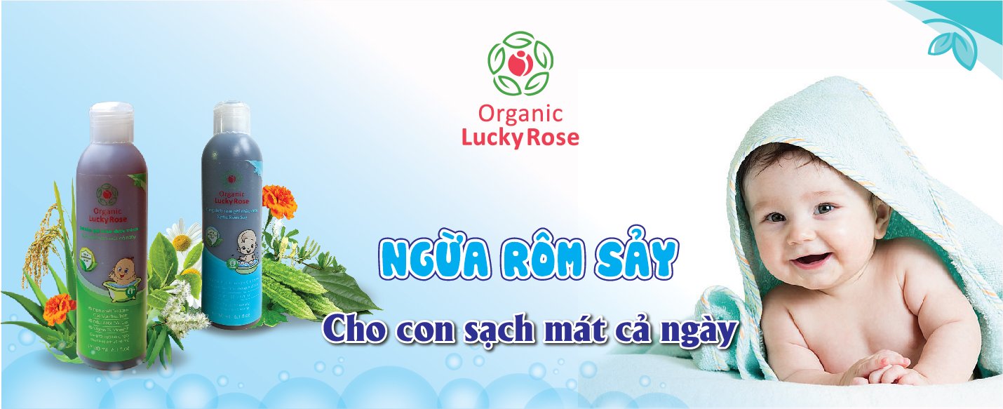 Dung dịch tắm thảo dược Organic Luckyrose 