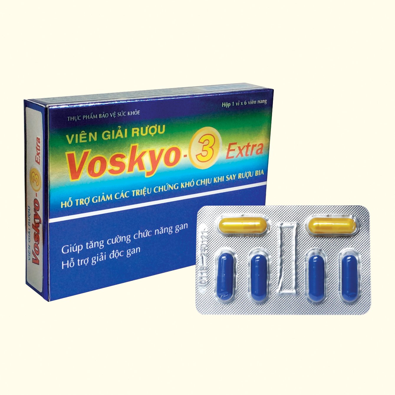 TPBVSK Viên giải rượu VOSKYO - 3 EXTRA